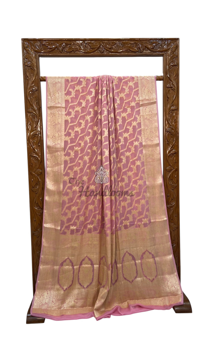Pure Chiffon Khaddi Banarasi Saree