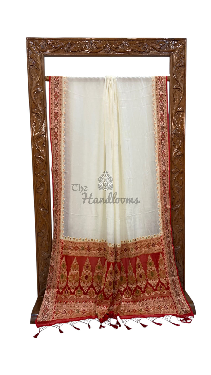 Pure Chiffon Khaddi Banarasi Saree