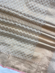 Pure Cotton Banarasi Handloom Dupatta - The Handlooms