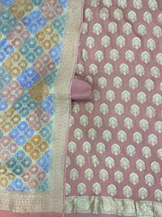 Khaddi Georgette Banarasi Dress material - The Handlooms