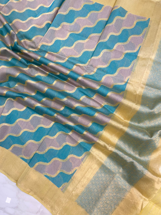 Pure kora Banarasi Handloom Dupatta