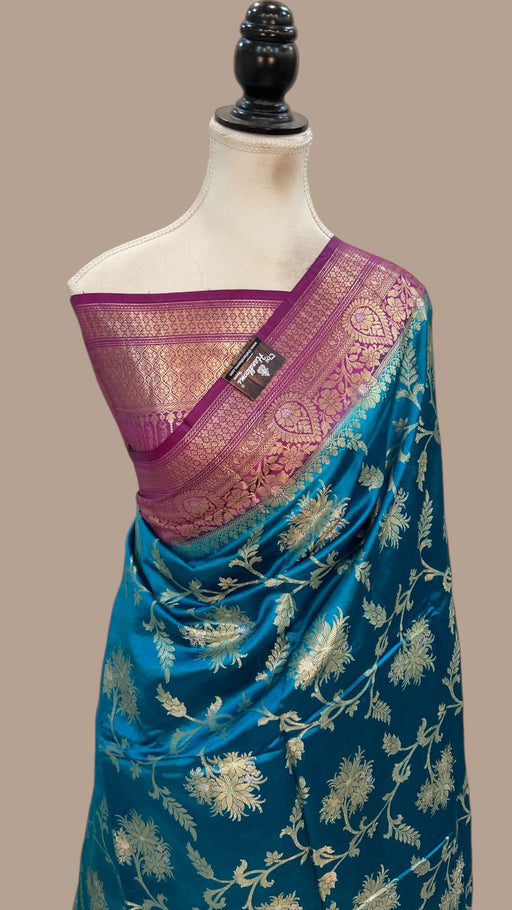 Pure Dupion Silk Banarasi Saree - The Handlooms