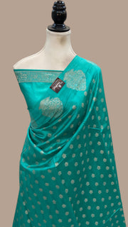 Pure Mango Silk Banarasi Handloom  Saree - The Handlooms