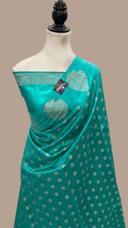Pure Mango Silk Banarasi Handloom  Saree - The Handlooms