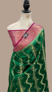 Pure Dupion Silk Banarasi Saree - The Handlooms