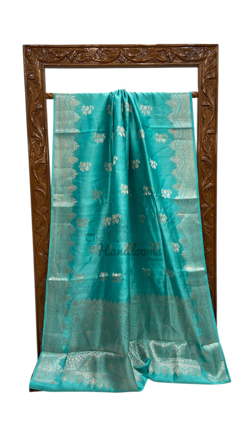 Pure Mango Silk Banarasi Handloom Saree - The Handlooms