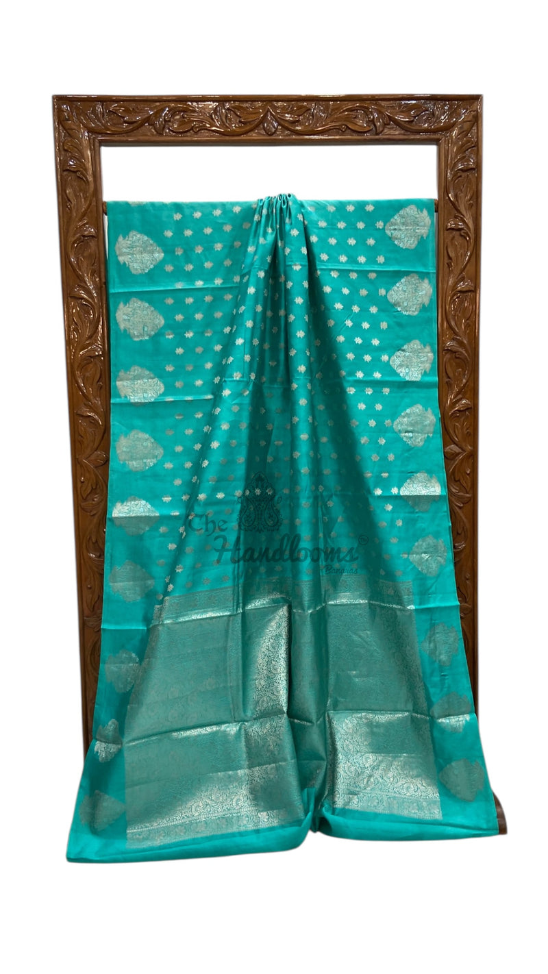 Pure Mango Silk Banarasi Handloom  Saree - The Handlooms