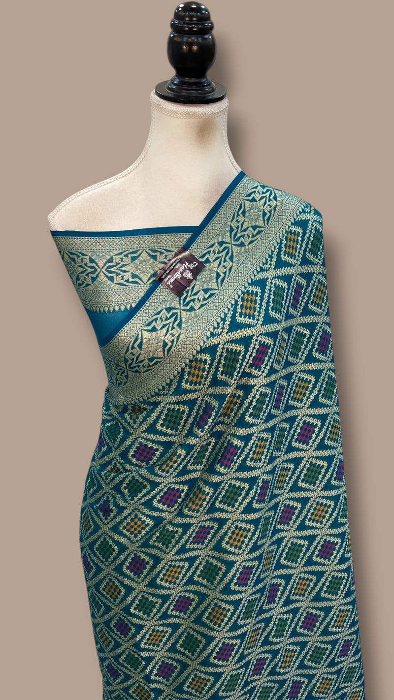 Pure Chiffon Khaddi Banarasi Saree