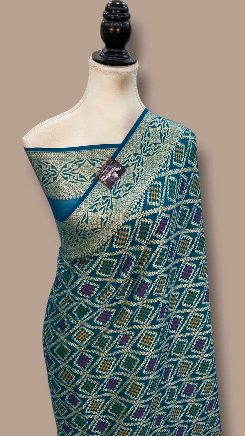 Pure Chiffon Khaddi Banarasi Saree