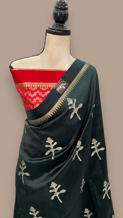 Pure Mango Silk Banarasi Handloom Saree