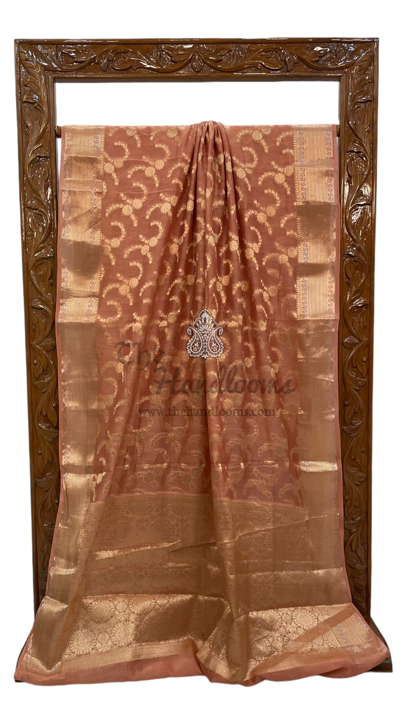 Pure Cotton Banarasi Handloom Saree - The Handlooms