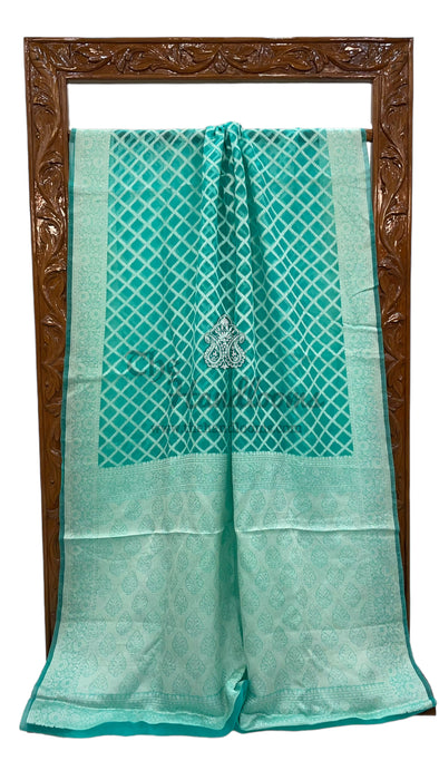 Pure Kora Handloom Banarasi Saree