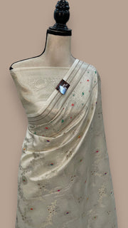 Pure Chiniya Silk Handloom Banarasi Saree - The Handlooms