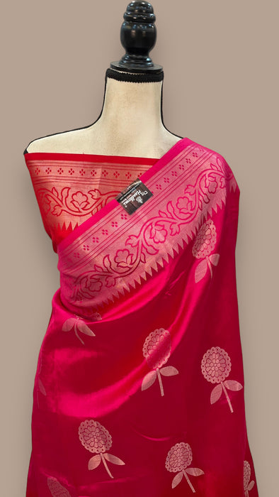 Pure Mango Silk Banarasi Handloom Saree