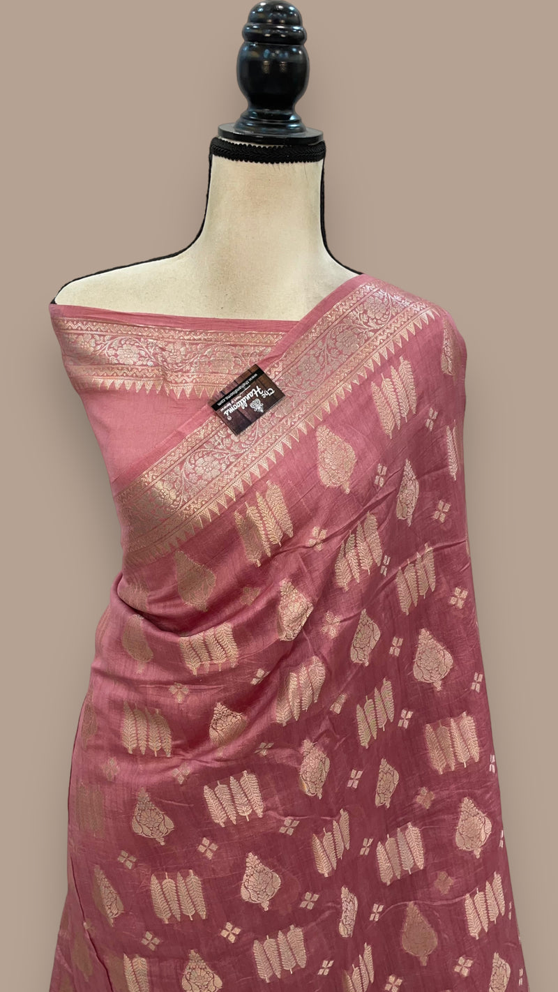 Pure Cotton Banarasi Handloom Saree - The Handlooms
