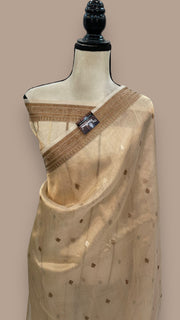 Pure Kora Tissue Handloom Banarasi Saree - The Handlooms