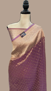 Pure Kora Tissue Handloom Banarasi Saree - The Handlooms