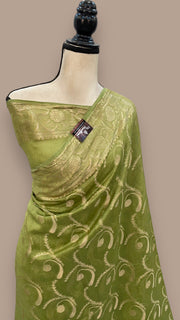 Pure Cotton Banarasi Handloom Saree - The Handlooms