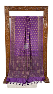 Pure Butter Crepe Banarasi Saree - The Handlooms