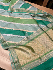 Rangkat Pure Kora Handloom Banarasi Saree - The Handlooms
