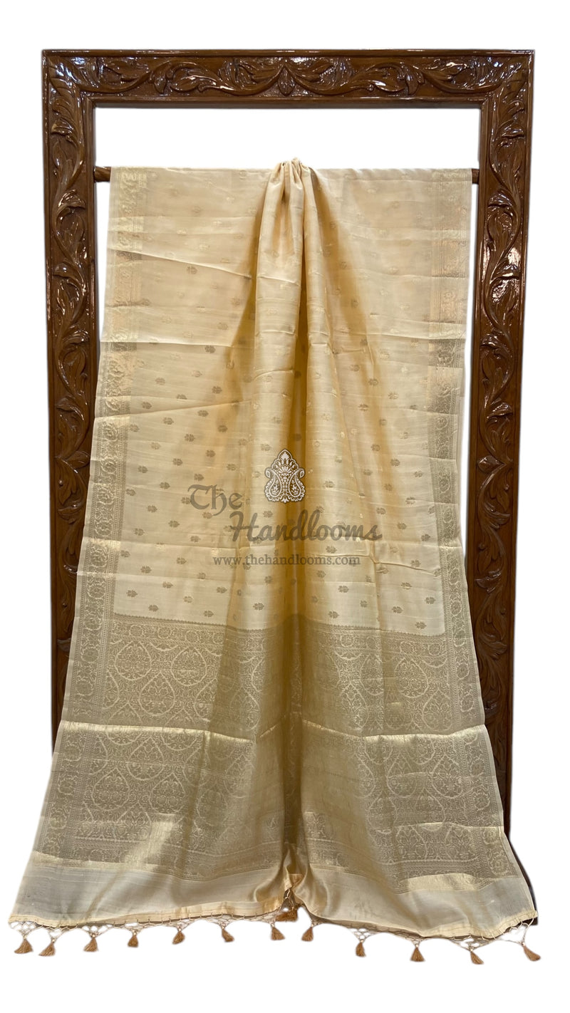 Pure Chiniya Silk Handloom Banarasi Saree - The Handlooms
