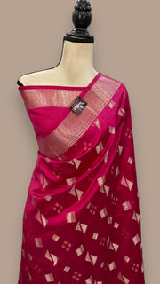 Pure Mango Silk Banarasi Handloom Saree - The Handlooms