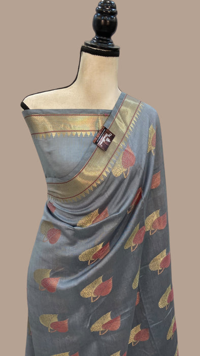 Pure Chanderi Handloom Banarasi Saree