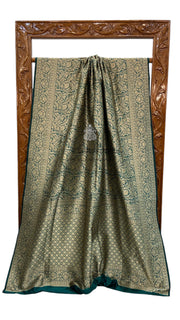 Pure Katan Silk Banarasi Handloom Saree - Tanchui Brocade - The Handlooms