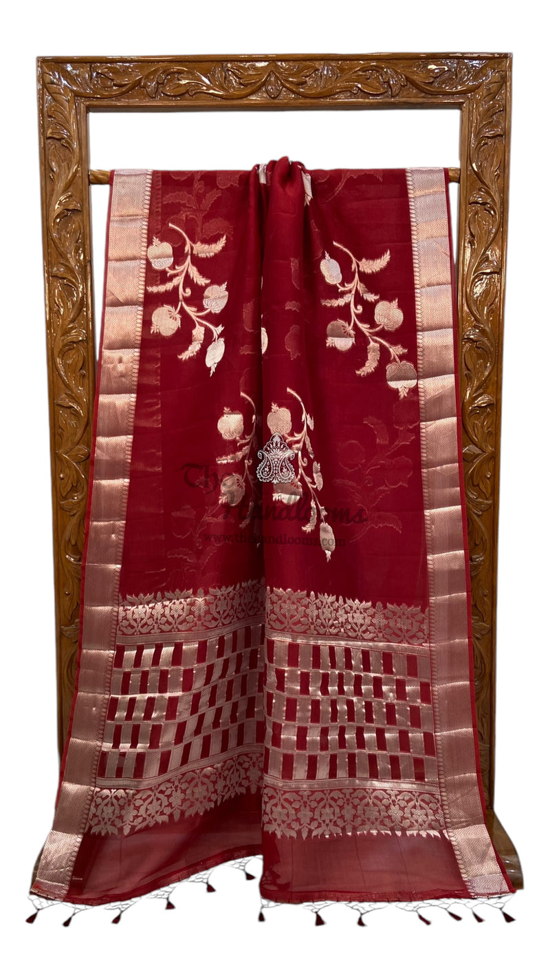 Pure Kora Handloom Banarasi Saree - The Handlooms