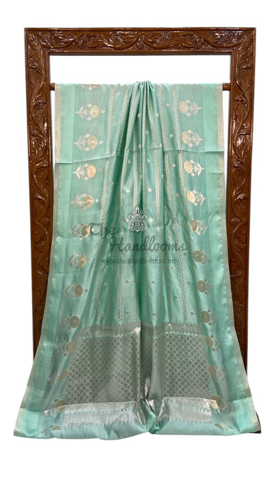 Pure Mango Silk Banarasi Handloom Saree