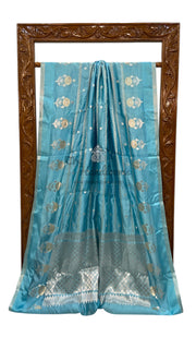 Pure Mango Silk Banarasi Handloom Saree - The Handlooms