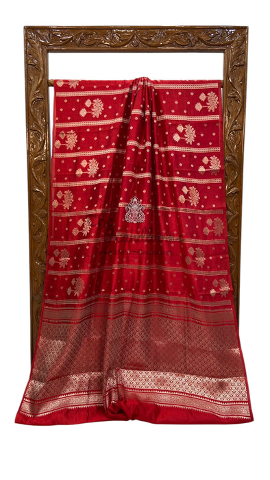 Pure Mango Silk Banarasi Handloom Saree