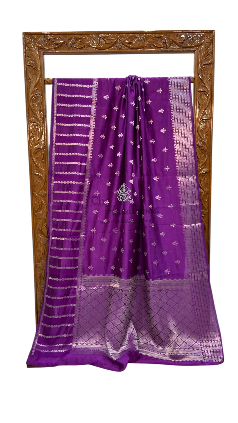 Pure Mango Silk Banarasi Handloom Saree - The Handlooms
