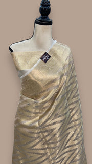 Pure Kora Tissue Handloom Banarasi Saree - The Handlooms