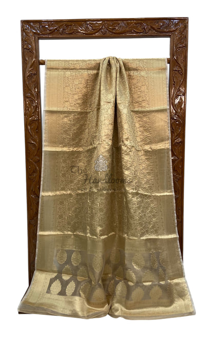 Pure Kora Tissue Handloom Banarasi Saree