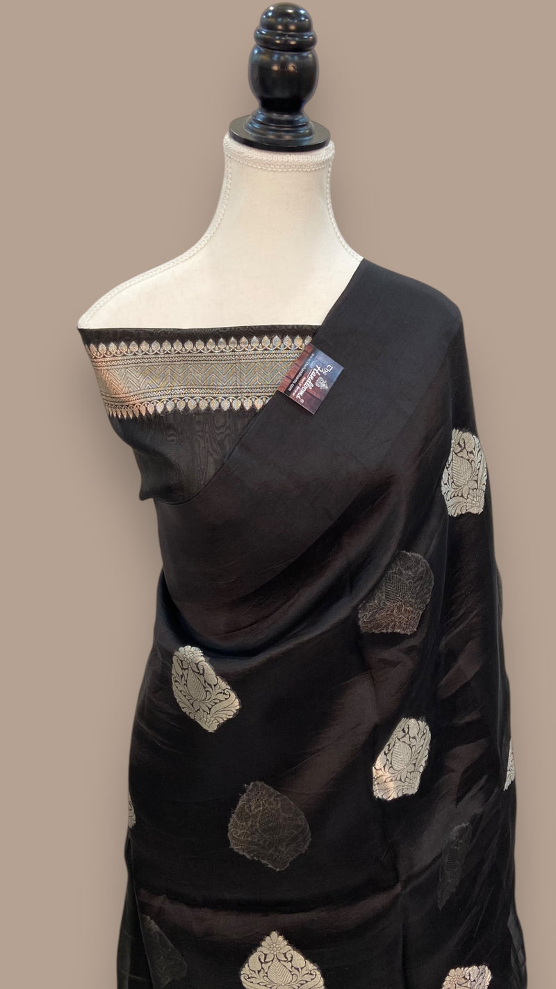 Pure Kora Handloom Banarasi Saree - The Handlooms
