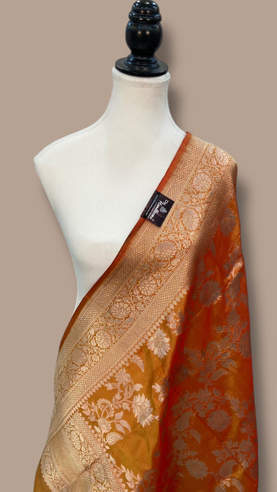 Pure Katan Silk Handloom Dupatta