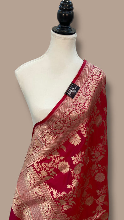 Pure Katan Silk Handloom Dupatta