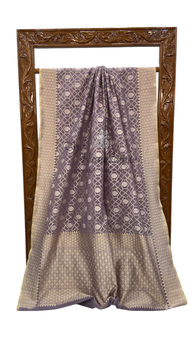 Pure Tissue Reshmi zari Banarasi Saree - The Handlooms