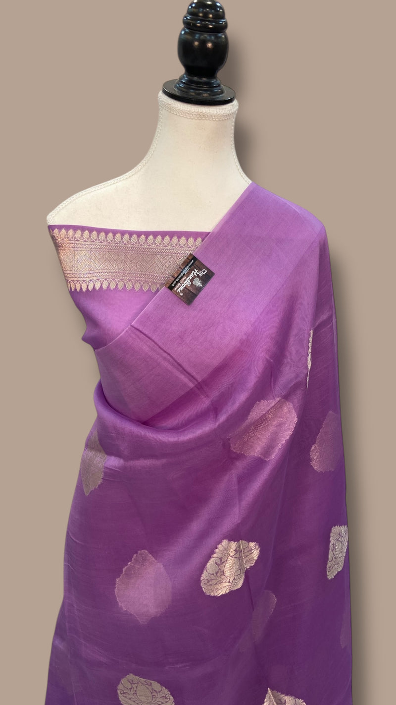 Pure Kora Handloom Banarasi Saree - The Handlooms