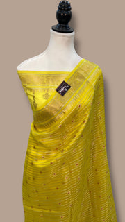 Pure Kora Handloom Banarasi Saree - The Handlooms