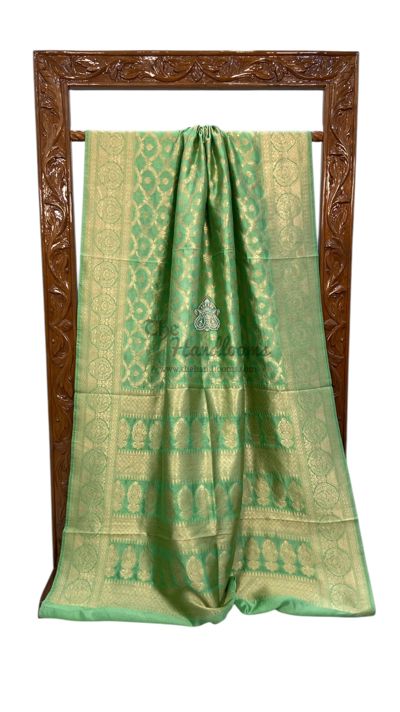 Pure Dupion Silk Banarasi Handloom Saree - The Handlooms