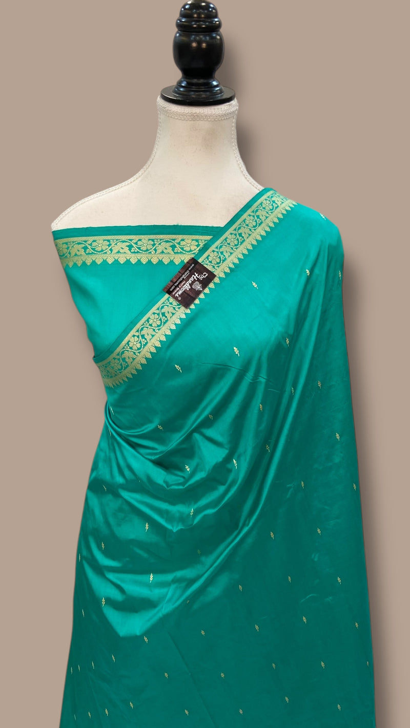 Pure Katan Silk Banarasi Handloom Saree - The Handlooms