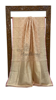 Pure Cotton Tissue Banarasi Handloom Saree - The Handlooms