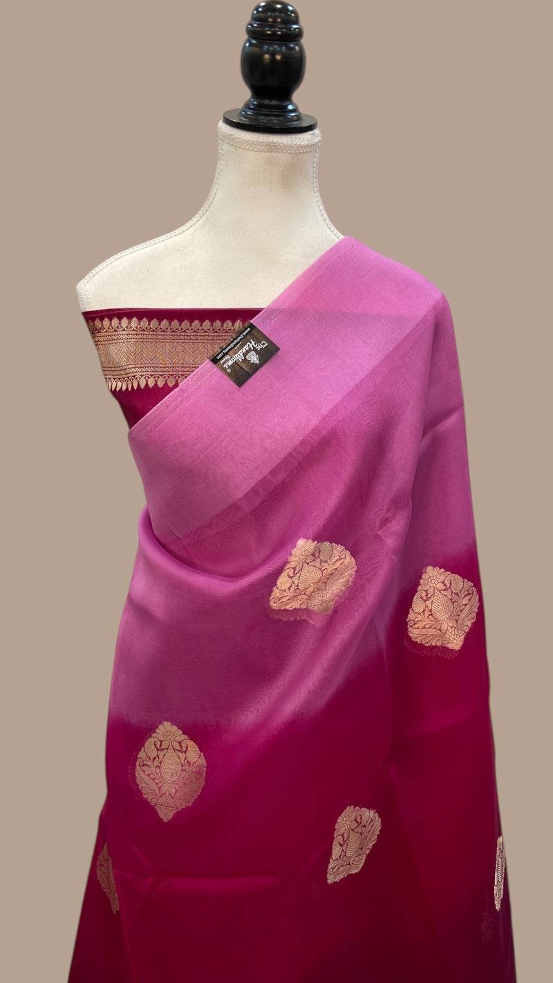 Pure Kora Handloom Banarasi Saree - The Handlooms