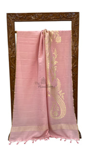 Moonga Georgette Handloom Banarasi Saree - The Handlooms