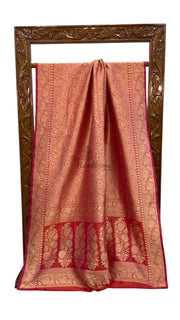 Pure Katan Silk Banarasi Handloom Saree - Tanchui Brocade - The Handlooms