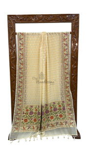 Pure Chiffon Khaddi Banarasi Saree - The Handlooms
