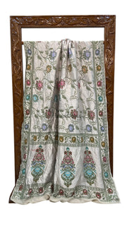 Pure Tussar Georgette Brocade Handloom Banarasi Saree - The Handlooms