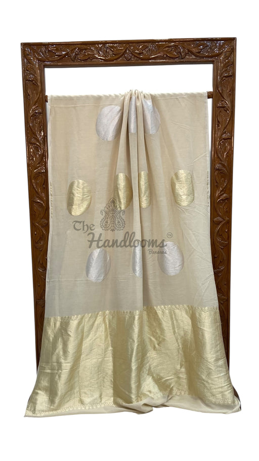 Moonga Georgette Handloom Banarasi Saree - The Handlooms